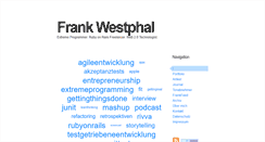 Desktop Screenshot of frankwestphal.de