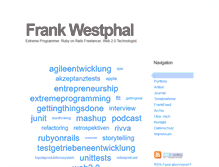 Tablet Screenshot of frankwestphal.de